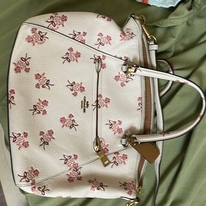 Coach floral purse
